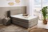 Jockenhöfer 'Arabella' Boxspringbett, 140x200 cm, Cord Taupe Bild 5