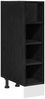 vidaXL Küchenunterschrank Schwarz Eichen-Optik 20 x 44,5 x 81,5 cm 876649 Bild 2