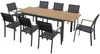 Vente-unique - MACILA Garden dining set Metall Grau - B 90 cm60 cm x H 74 cm89 cm x L 230 cm170 cm57 cm Bild 2