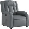 vidaXL Relaxsessel Elektrisch Grau Kunstleder 3205253 Bild 4