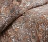 Mako Satin Paisley Bettwäsche orientalisch caramel braun 135x200 + 80x80 Bild 2