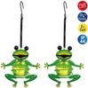 Solarleuchte Garten 2er Set Frosch Solarlampe Außen Außenleuchte Solar 5316617 Bild 5
