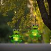 Solarleuchte Garten 2er Set Frosch Solarlampe Außen Außenleuchte Solar 5316617 Bild 3