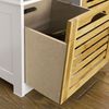 SoBuy FSR23-K-WN Schuhbank, MDF, Lackiert, Weiß, 69 x 43 x 34 cm Bild 5