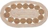 H& S Decoration ovaler Jute-Teppich 80x50 cm Bild 1