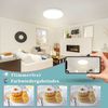 ZMH LED-Deckenleuchte, 24 W, 4000 K, 30 cm, Schlafzimmer, flacher Durchmesser, weiß, rund, Küchenlampe, Badezimmer, für Badezimmer, Flur Bild 2