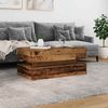 vidaXL Couchtisch mit LED-Leuchten Altholz-Optik 90x50x40 cm 857718 Bild 4