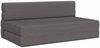 vidaXL Klappsofa Bett Hellgrau 152 x 86,5 x 60 cm Stoff 900119 Bild 2