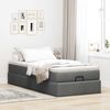 vidaXL Ottoman-Bett mit Matratze Dunkelgrau 80x200 cm Stoff 3311065 Bild 3