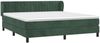 vidaXL Boxspringbett mit Matratze Dunkelgrün 180x200 cm Samt 3127628 Bild 3