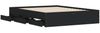 vidaXL Bettgestell mit Schubladen Schwarz 140x190 cm Holzwerkstoff 3207302 Bild 5