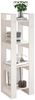vidaXL Bücherregal/Raumteiler Weiß 41x35x125 cm Massivholz Kiefer 813865 Bild 5