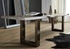 Baumbank Sheesham 160x38x45 smoked oak lackiert Plattenstärke 3,5cm FREEFORM #0307 Bild 4