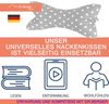 Original Dr. Berger Leseknochen Tupfen Grau 40 x 18 cm Bild 3