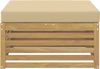 vidaXL Outdoor-Fußhocker Massivholz Akazie Weiß 901565 Bild 3