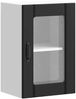 vidaXL Küchen-Hängeschrank mit Glastür Lucca Schwarz 853768 Bild 2