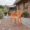 CLP Gartenstuhl Hope mit Lehne stapelbar wetterfest UV-beständig bis 150 kg,orange Bild 3