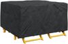 vidaXL Möbelbezug Uni Schwarz 150 x 150 x 75 cm 210D 4105735 Bild 3