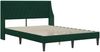 vidaXL Bettgestell mit Matratze Dunkelgrün 120 x 190 cm Samt 3414785 Bild 4
