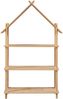 Kinderregal Hamarøy Bambus in Hausoptik 137x90x30cm [en. casa] Bild 4