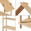 Kinderregal Hamarøy Bambus in Hausoptik 137x90x30cm [en. casa] Bild 5