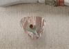 Couchtisch Akazie 70x65x35 braun lackiert / Marmor beige ORGANIC COLLECTION #35 Bild 4