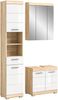 Badezimmer-Set >Lambada< in sonoma eiche hell/weiß - 112x191x34cm (BxHxT) Bild 1