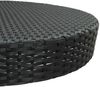 vidaXL Gartentisch Schwarz 75,5x106 cm Poly Rattan 45859 Bild 3