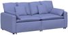 vidaXL Modulares Sofa mit Kissen Jeansblau 3321127 Bild 2