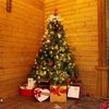 SALCAR 2m Lichterkette Weihnachtsbaum mit Ring und Sternspitze Bild 3