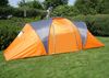 Campingzelt Loksa, 4-Mann Zelt Kuppelzelt Igluzelt Festival-Zelt, 4 Personen ~ orange Bild 4