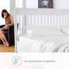 orignee Spannbettlaken Seide Spannbettlaken aus 100% Maulbeerseide, White, 100% Seide, Gummizug: rundrum, 100% Seide: hypoallergen und schlaffördernd Bild 2