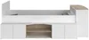 Vente-unique - JOCHIANE Bett Holz, Platte BeigeWeiß - B 240,6 cm x H 90 cm x L 115,9 cm Bild 5
