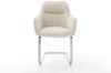 Freischwinger Pejo-Flex Cord Beige Freischwinger flach Edelstahl Taschenfederkern Bild 2