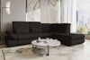 99rooms Ecksofa Toscana, Sofa L-Form, Eckcouch, Bettfunktion, Rundumbezug aus gepolstertem Velours VOGUE Bild 1