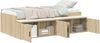 vidaXL Bettrahmen mit Speicher Sonoma-Eiche 90 x 200 cm Holzwerkstoff 3335191 Bild 2