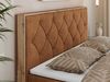 Boxspringbett, Schlafzimmerbett, Bettkasten - VENETO - 180 x 200 cm - Orange Stoff - H3 Bild 3