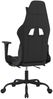 Gaming-Stuhl mit Fußstütze Schwarz und Hellgrün Stoff, Drehbar [3143728] Bild 5