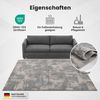 Carpetilla Designteppich Teppich Wohnzimmer Carpetilla abstrakt 3d Modern Creme, Rechteckig, Höhe: 10 mm, Wohnzimmer Hoch&Tief Effekt Modern Bild 3