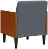 vidaXL Sessel mit Armlehnen Dunkelgrau 55 cm Samt 4100596 Bild 5