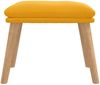 vidaXL Fußhocker Senfgelb 45x29,5x35 cm Samt 341442 Bild 3