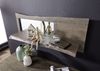 Wandregal Akazie 101x22x38 grau lackiert PURE ACACIA #907 Bild 2
