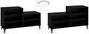 vidaXL Schuhregal Schwarz 102x36x60 cm Holzwerkstoff 819733 Bild 5