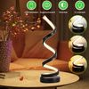 Novzep LED Nachttischlampe LED Spiral Tischlampe Nachttischlampe Schreibtischlampe 3 Farben, Dimmbar Bild 4