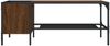Couchtisch, Sofatisch mit Regal Braun Eichen-Optik 100x51x40 cm Bild 4