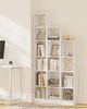 Bücherregal, Bücherschrank, Würfelregal, Modernes offenes Regal aus Holz, Aufbewahrungsregale und Präsentationsregale für Wohnzimmer, Home Office, Schlafzimmer, 6-Tier, Weiß Bild 3