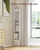 Bücherregal, Bücherschrank, Würfelregal, Modernes offenes Regal aus Holz, Aufbewahrungsregale und Präsentationsregale für Wohnzimmer, Home Office, Schlafzimmer, 6-Tier, Weiß Bild 4