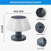 VIVIHEYDAY LED Solarleuchte Gartenleuchte, LED Solar Tischleuchte, LED Solar Tisch Lampen, mit Lichtsensor, Dimmbar, Terrassen Beleuchtung Garten Bild 2