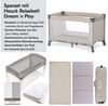 Hauck Baby-Reisebett Dream`n Play XXL Set - Beige, Baby Kinder Reisebett mit Matratze, 2 Spannbettlaken & Betteinlage Bild 2
