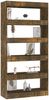 vidaXL Bücherregal/Raumteiler Räuchereiche 80x30x166 cm Holzwerkstoff 813623 Bild 4